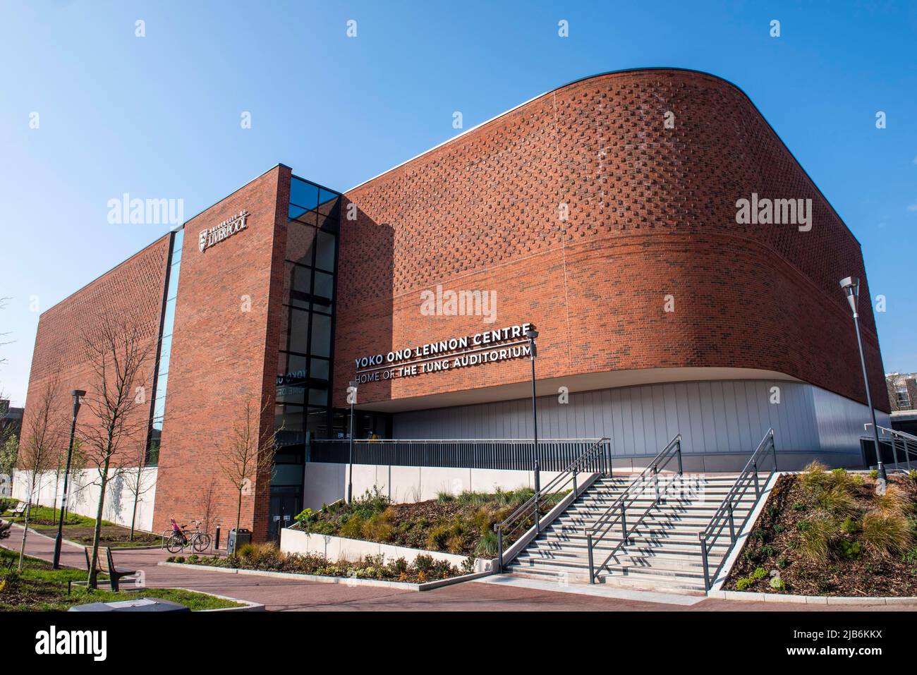 University of Liverpool Yoko Ono Lennon Centre Home of The Tung Auditorium Stock Photo