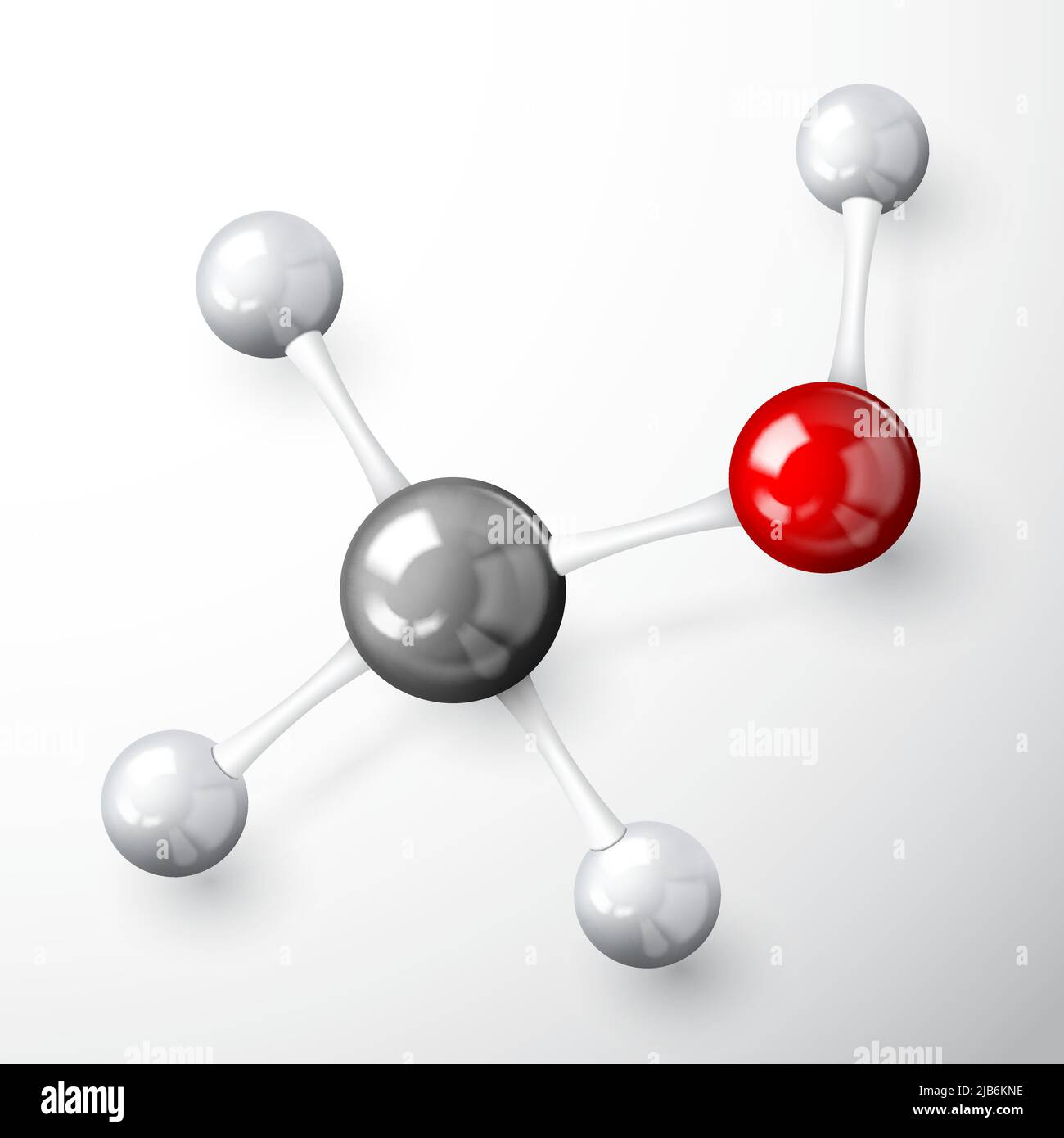 3d chemical science molecule model concept over white background vector illustration Stock Vector