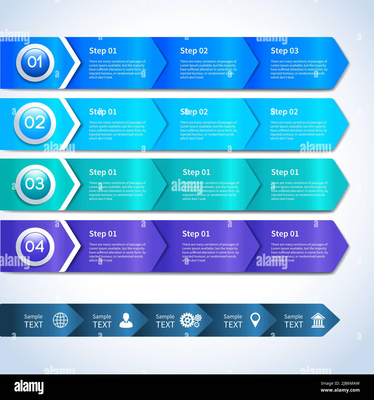 Abstract paper business infographics layout design elements for options ...