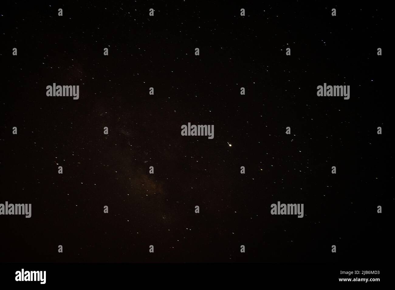 Stars in the sky at night time with milkyway Stock Photo Alamy
