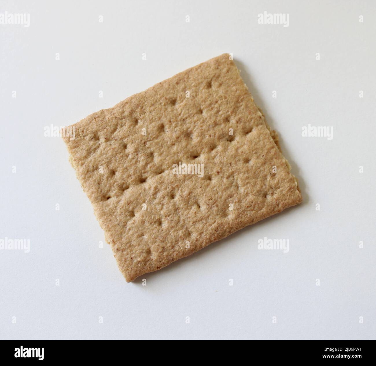 A Square of Classic Graham Cracker Stock Photo Alamy