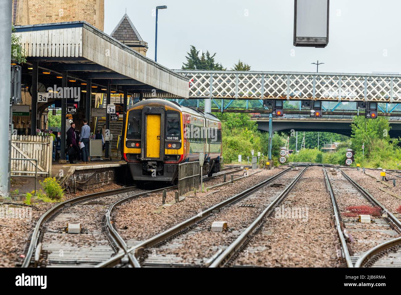 Lincoln Central Railway Station, Lincoln, Lincolnshire, UK Stock Photo