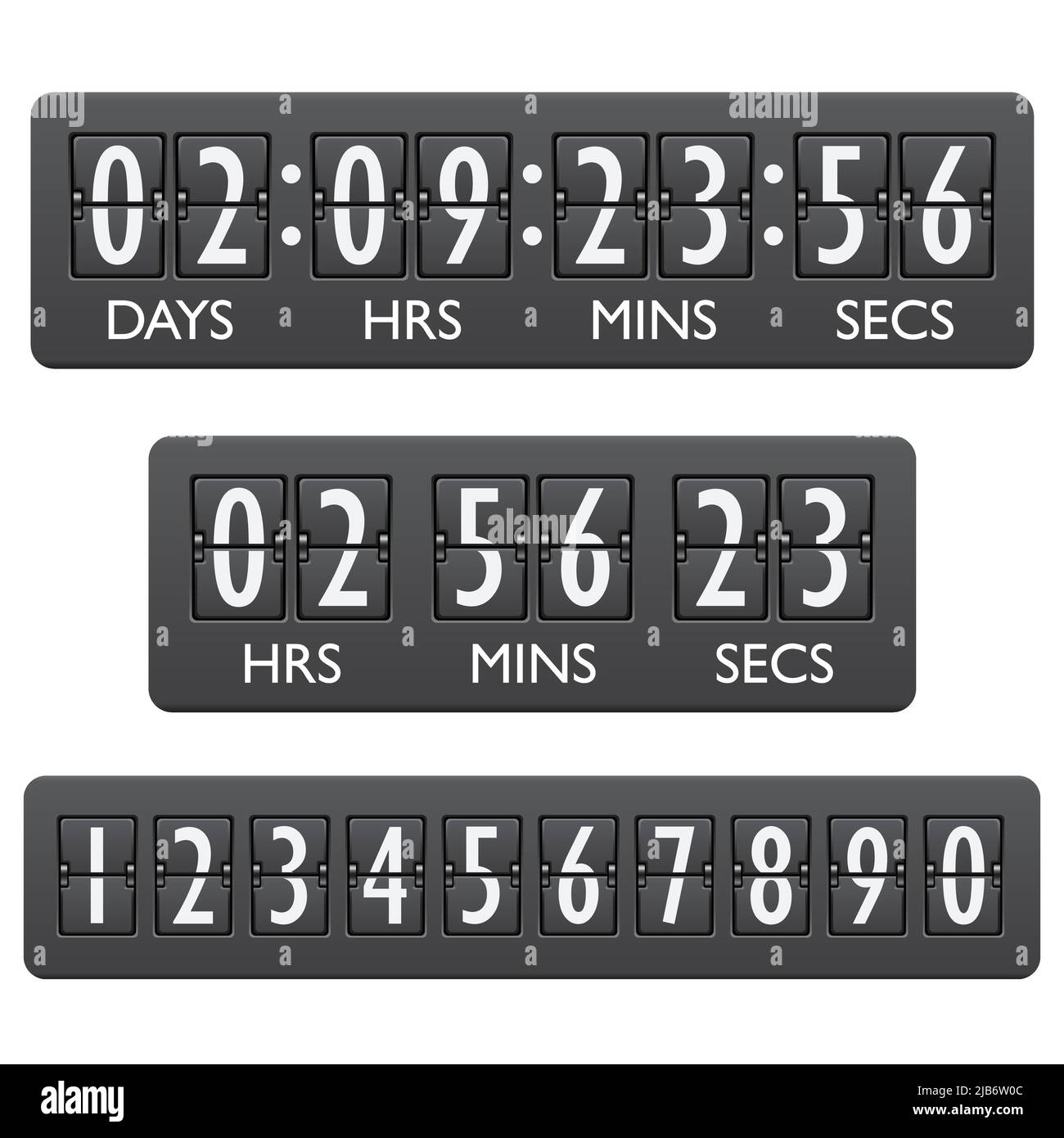 Countdown clock Stock Vector Images - Alamy