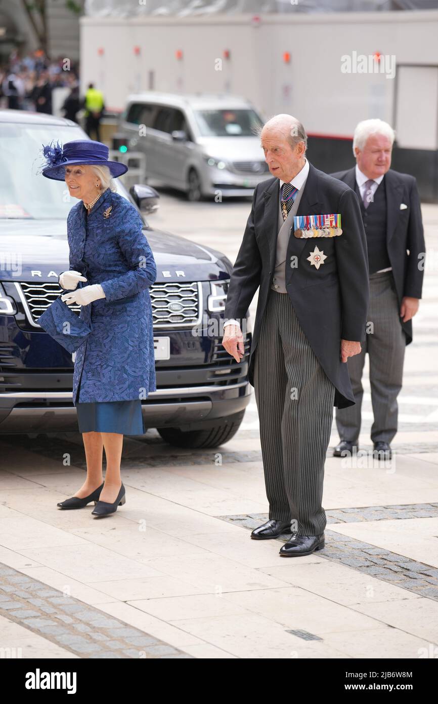 Princess Alexandra and the Duke of Kent arriving a reception at The  Guildhall, London, hosted by the Lord Mayor of London and City of London  Corporation for attendees of the National Service