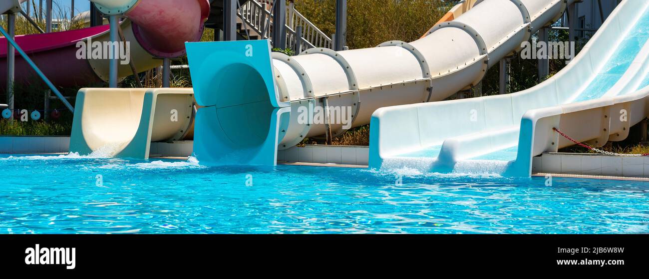 Aqua park slides water park hi-res stock photography and images - Alamy