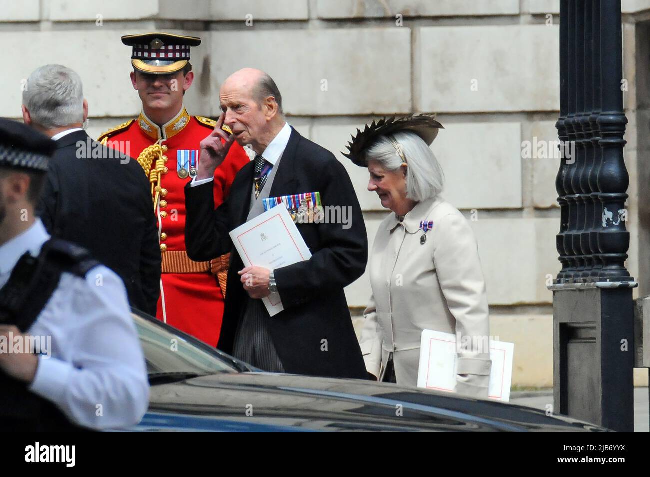 London, UK. 3rd June, 2022. The Queen's cousin, Prince Edward, the Duke