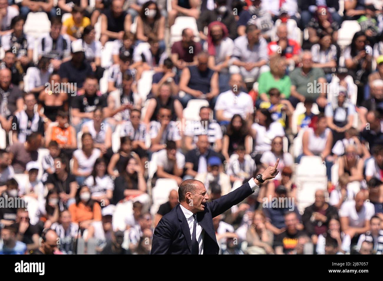 Massimiliano Allegri head coach of Juventus FC during the Serie A ...