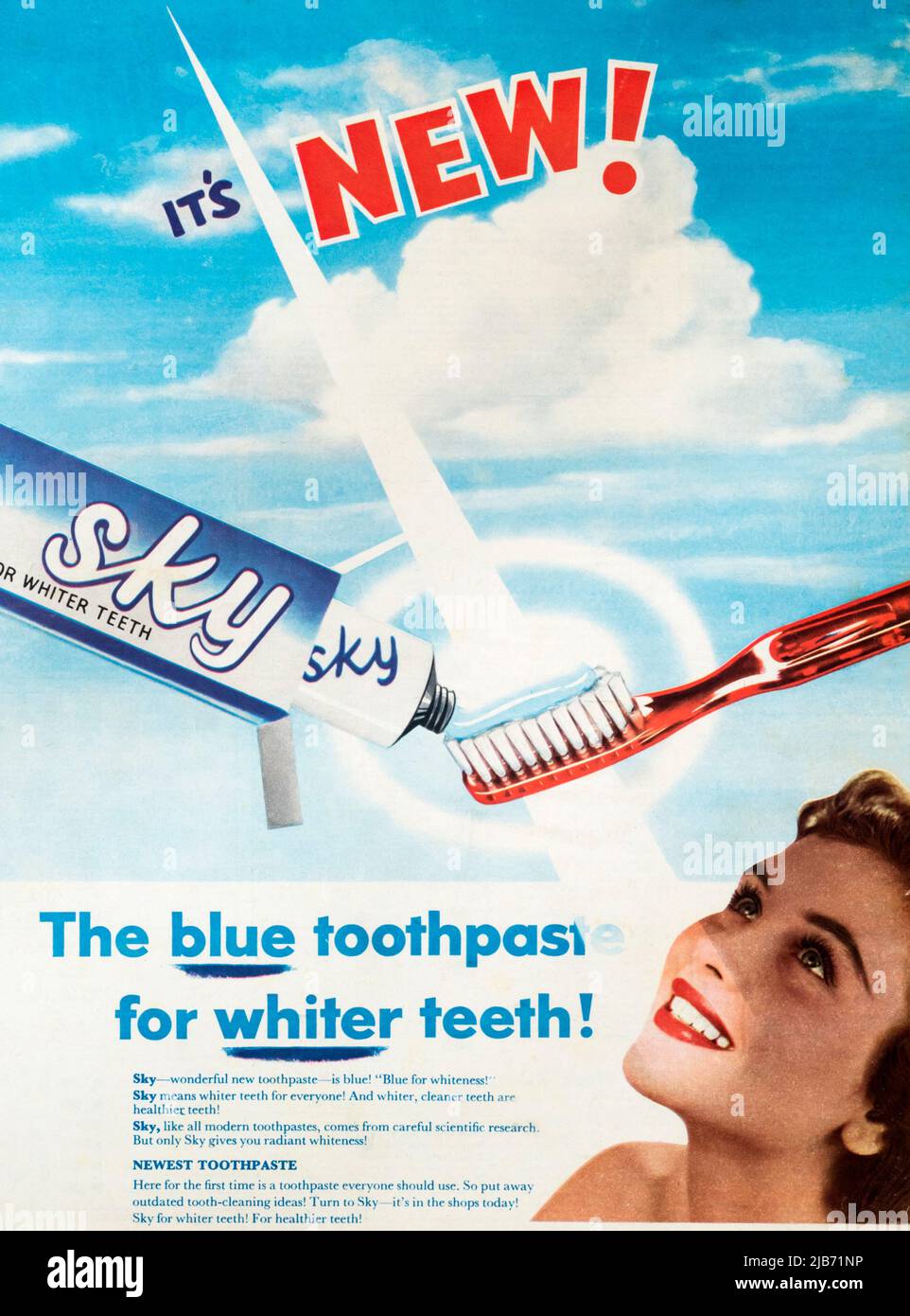 Toothpaste adverts 50s hires stock photography and images Alamy