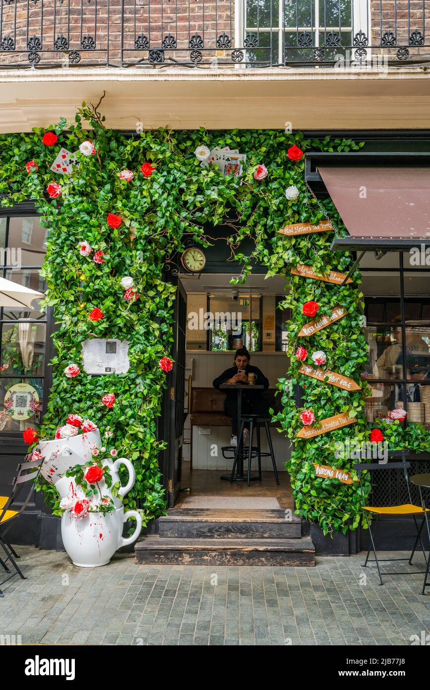 LONDON, UK JUNE 03, 2022 Tomtom Coffee House in Belgravia is