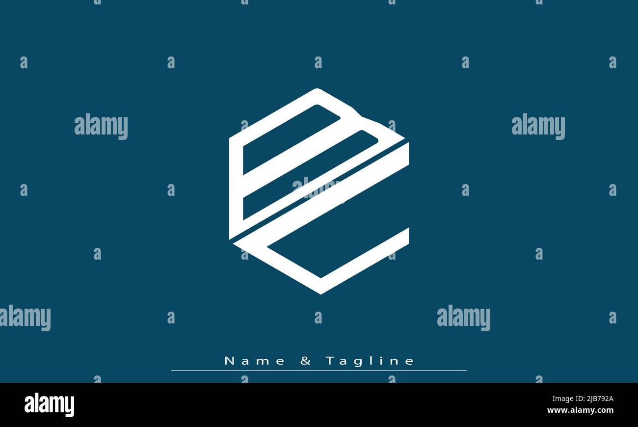 Alphabet letters Initials Monogram logo BC, CB Stock Vector
