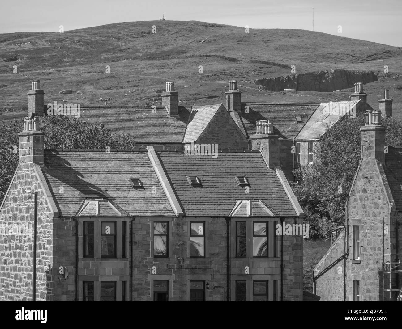 Lerwick and the shetland islands in scotland Stock Photo Alamy