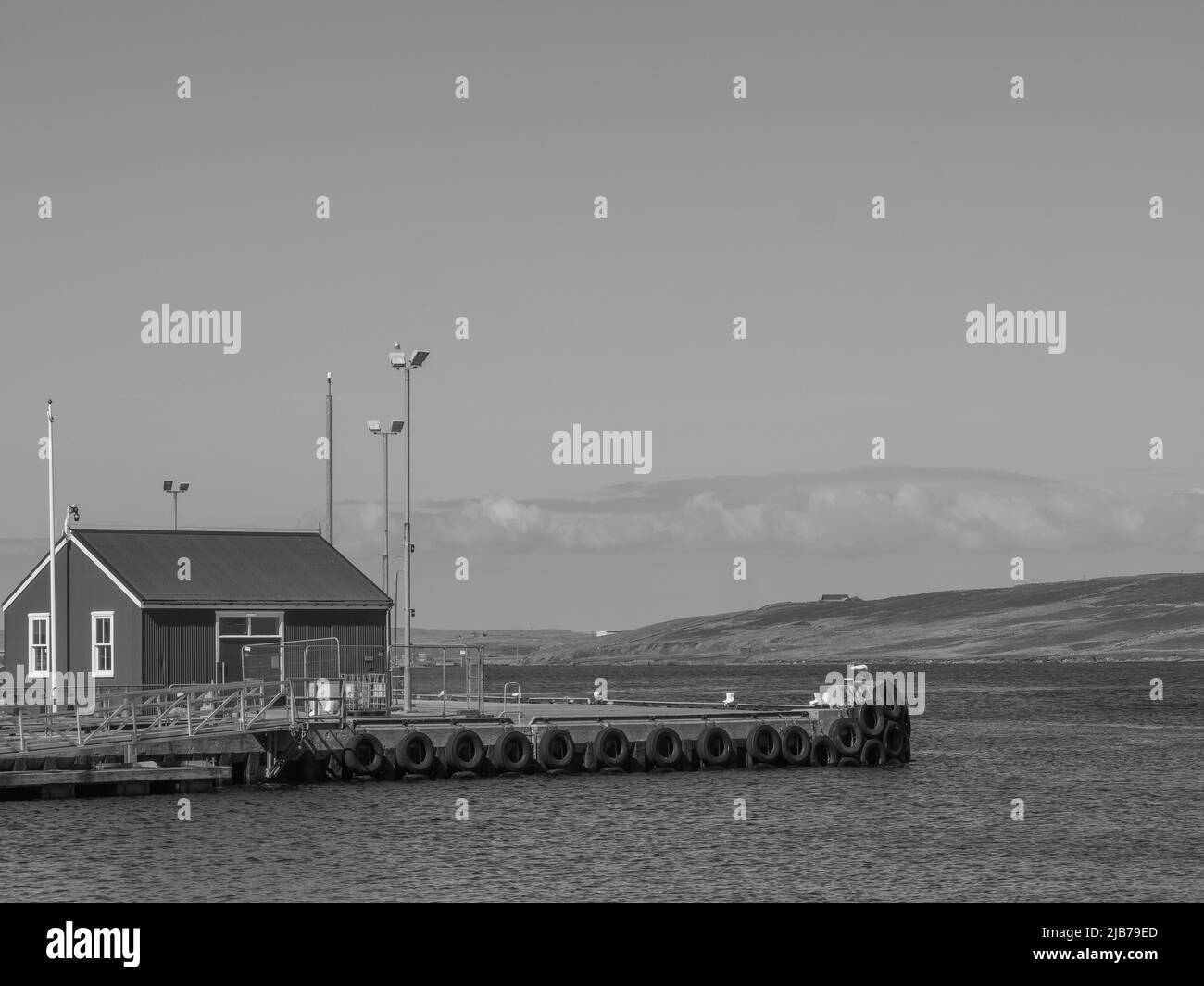 Lerwick and the shetland islands in scotland Stock Photo Alamy