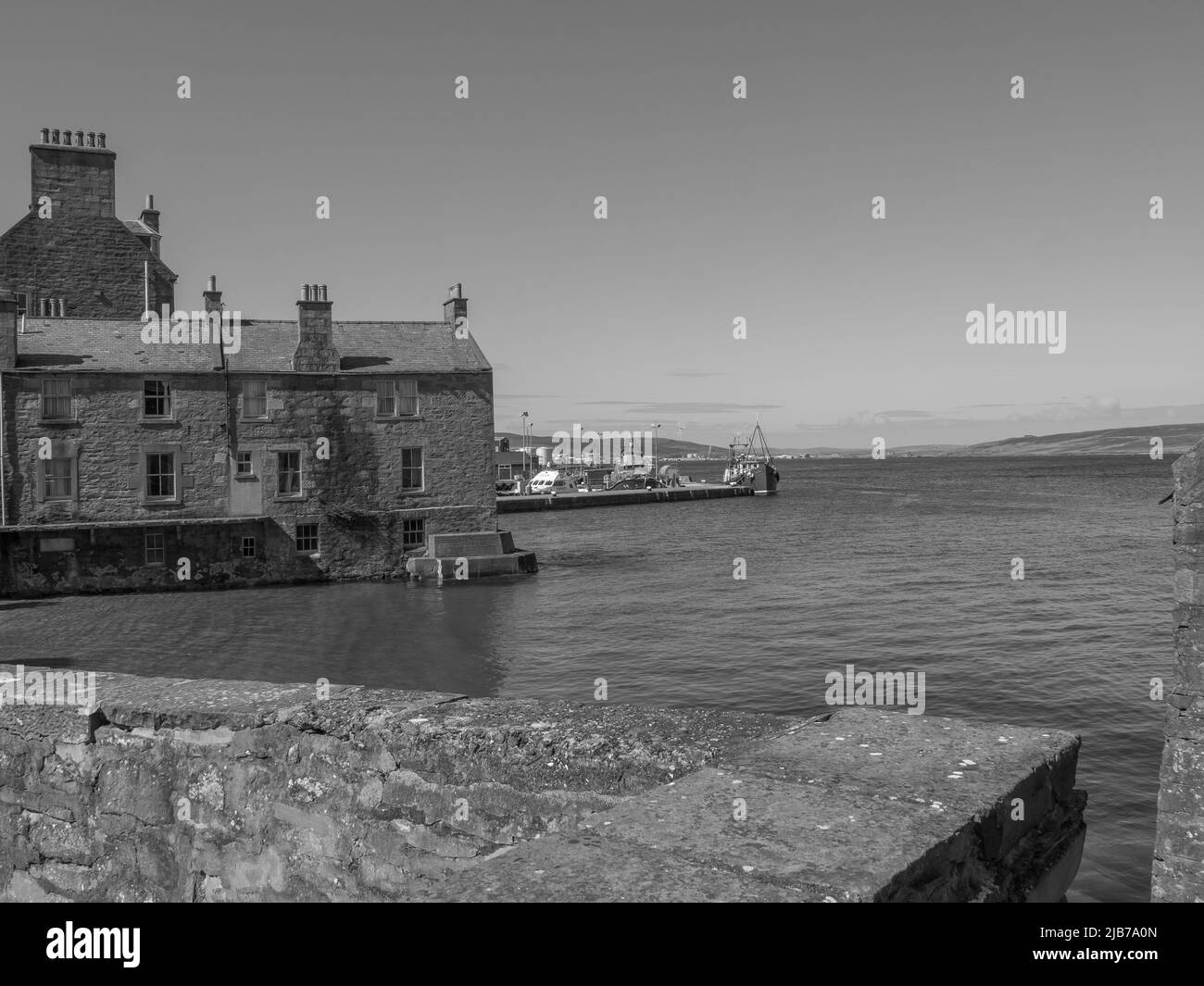Lerwick and the shetland islands in scotland Stock Photo Alamy