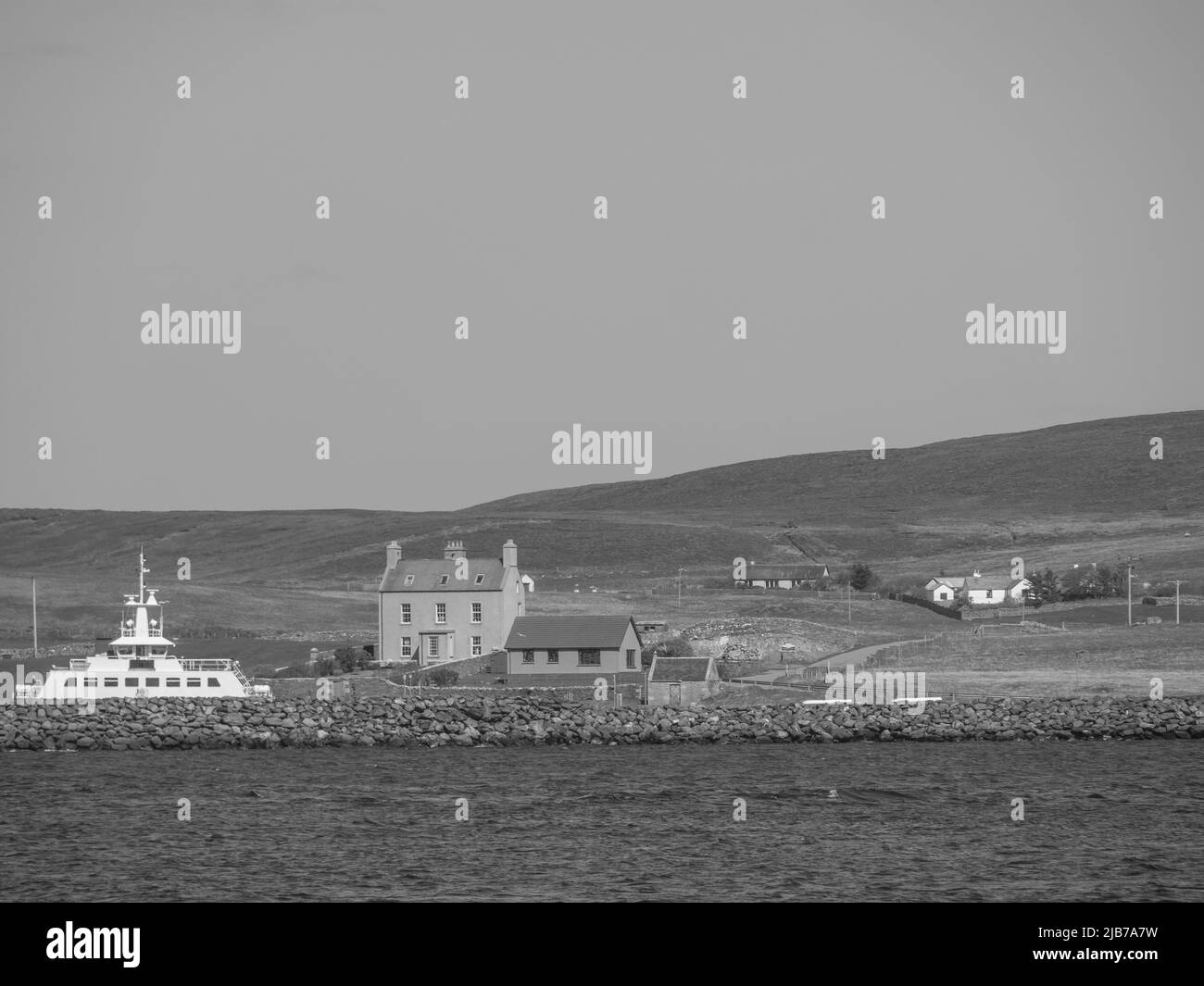Lerwick and the shetland islands in scotland Stock Photo Alamy