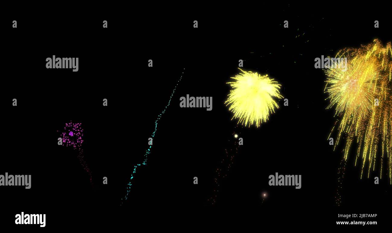 Fireworks Were Exploding Night sky festive fireworks exploding hi-res stock photography and ...