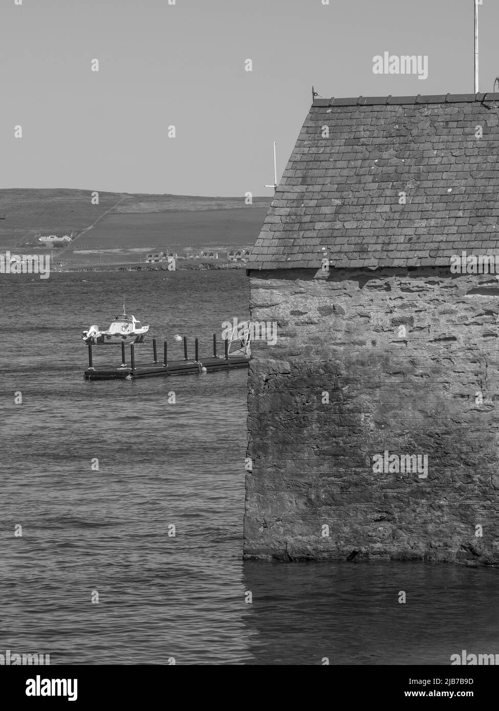 Lerwick and the shetland islands in scotland Stock Photo Alamy