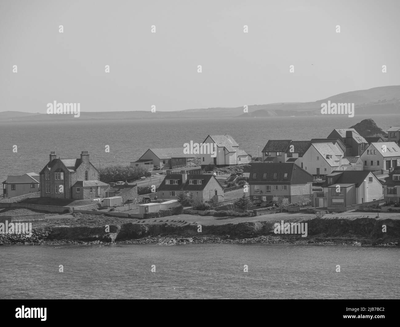 Lerwick and the shetland islands in scotland Stock Photo Alamy