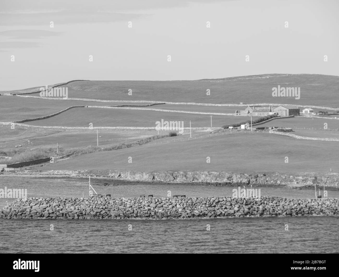 Lerwick and the shetland islands in scotland Stock Photo Alamy