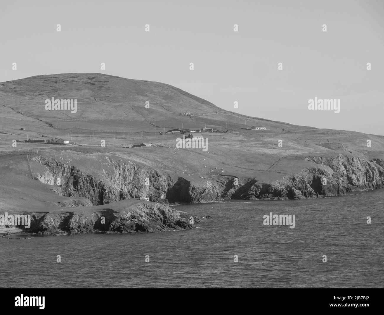 Lerwick and the shetland islands in scotland Stock Photo Alamy