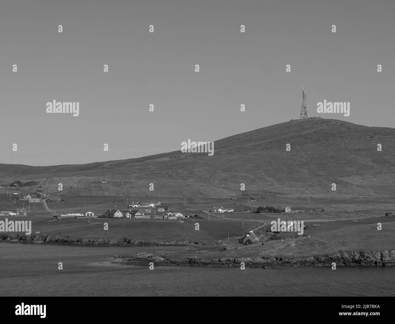 Lerwick and the shetland islands in scotland Stock Photo Alamy