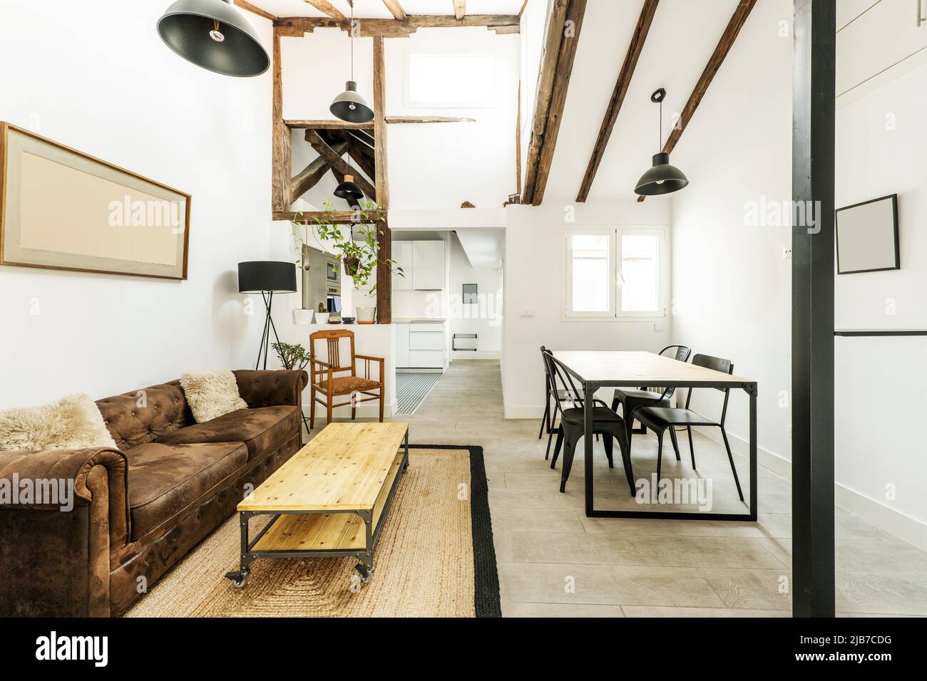 Image showcasing Converted Church to Modern Loft High Ceilings Open Concept Industrial ...