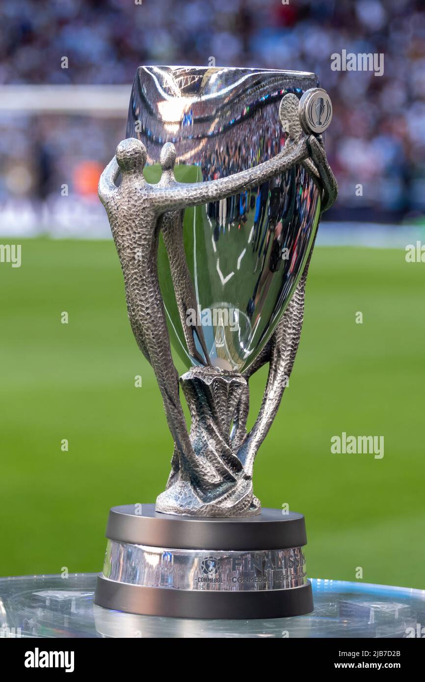 Uefa Finalissima Trophy during the Uefa Champions League match between