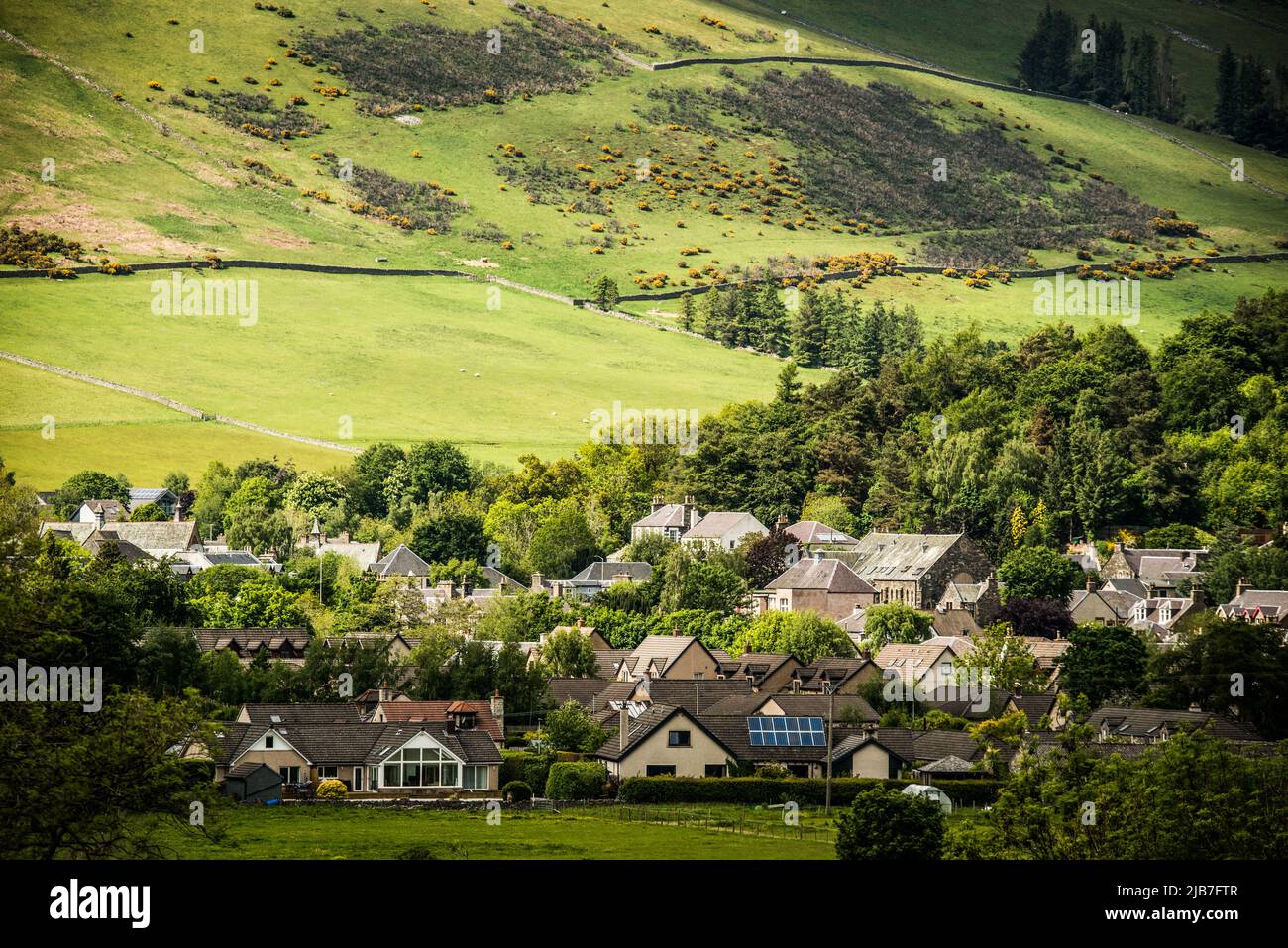 Innerleithen, Scotland, United Kingdom Stock Photo Alamy
