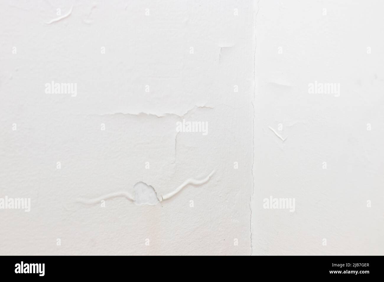 The wall paint peeled off because of humidity Stock Photo Alamy