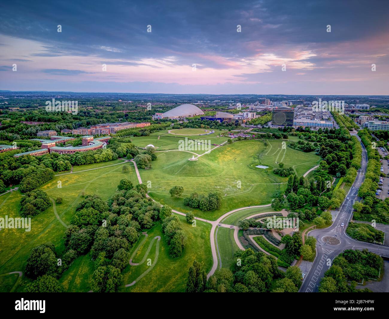 Campbell Park, Milton Keynes Stock Photo Alamy