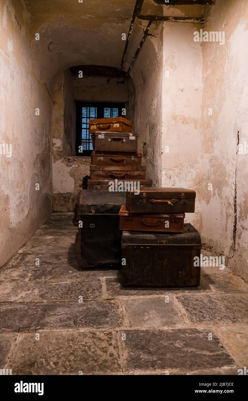 18th century household items in Newton House, a Grade II listed country house in Llandeilo Wales Stock Photo