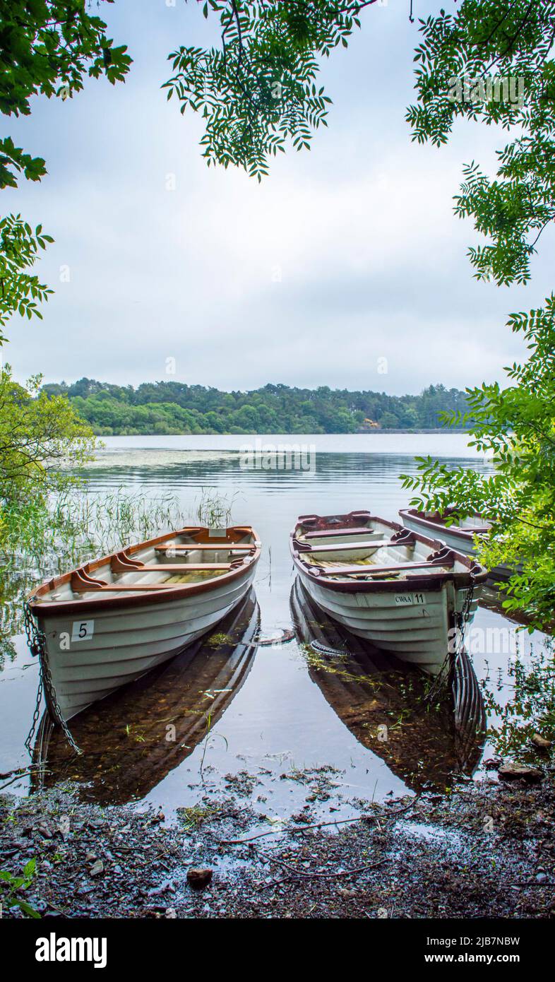 Two boats on a boating lake hi-res stock photography and images - Alamy