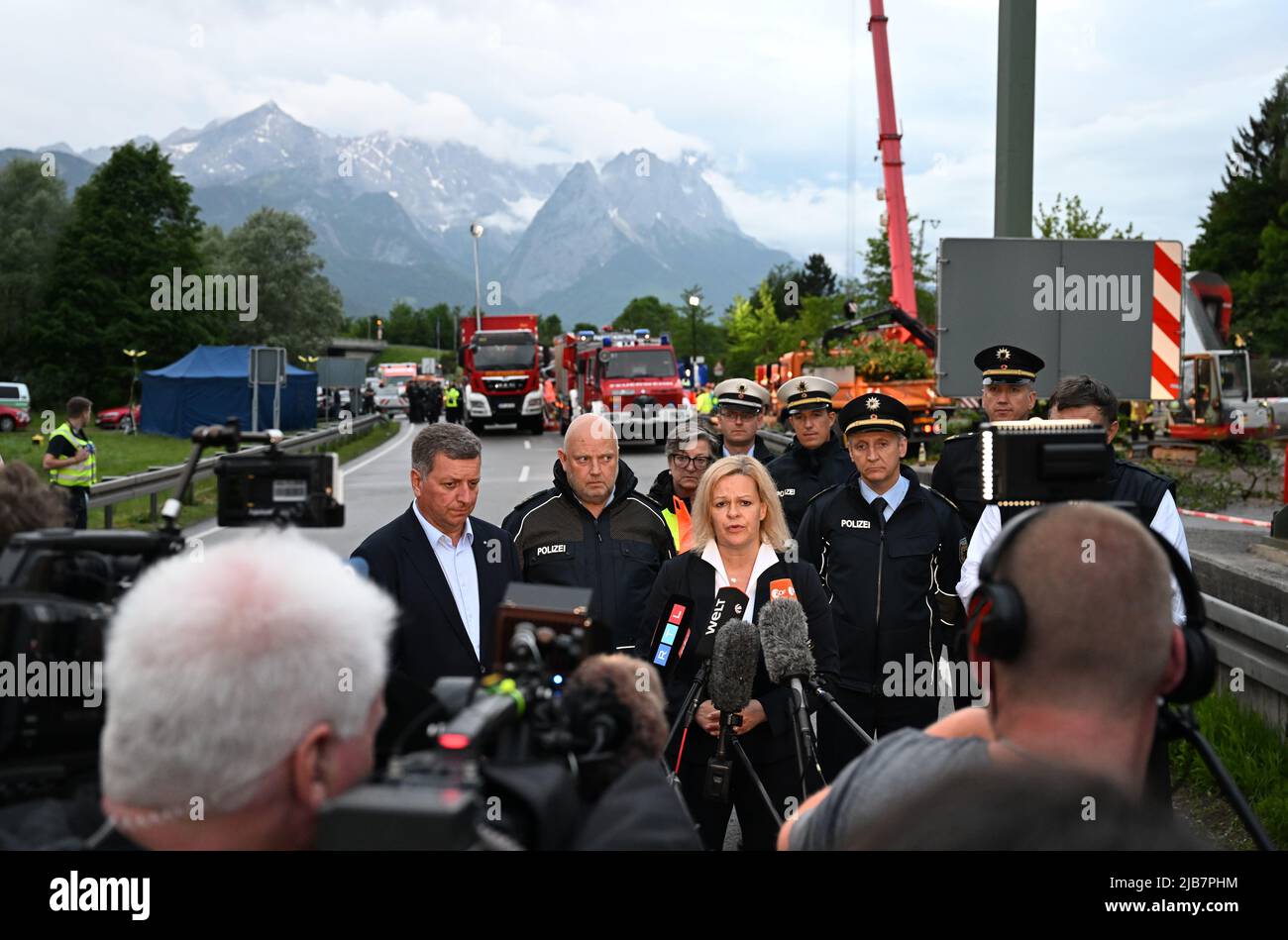 garmisch-partenkirchen-germany-03rd-june-2022-federal-minister-of