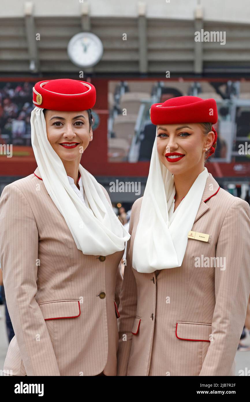 Air stewardess emirates hi-res stock photography and images - Alamy