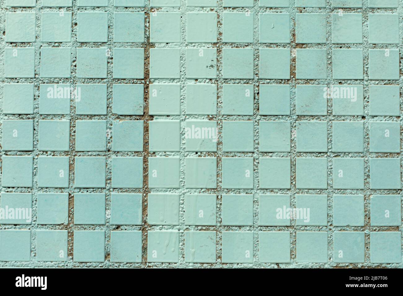 Blue Tiles. Texture Of Tiled Wall. Cladding Of Building Stock Photo - Alamy