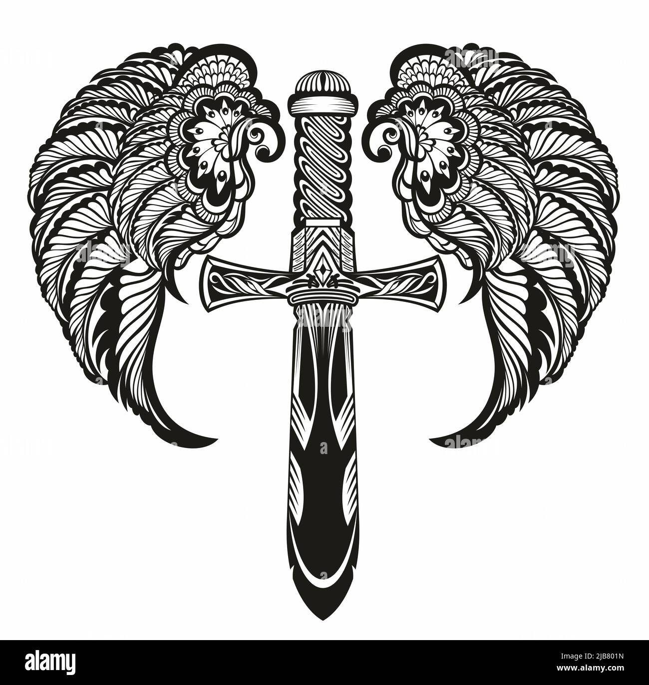 Gothic Heart And Wing Stock Vector Vector And Low Budget Royalty Free  Image Pic ESY019975632  agefotostock
