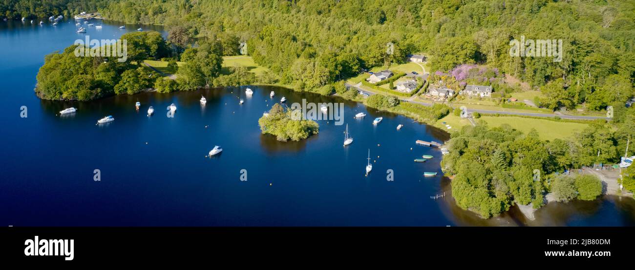 Loch lomond islands aerial hires stock photography and images Alamy