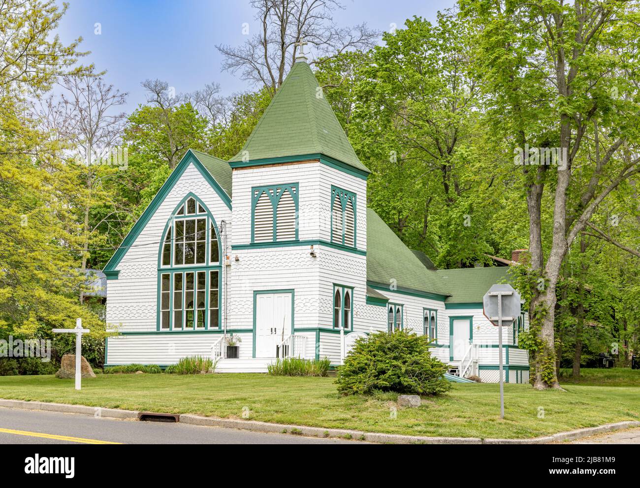 Manhansett Chapel Stock Photo