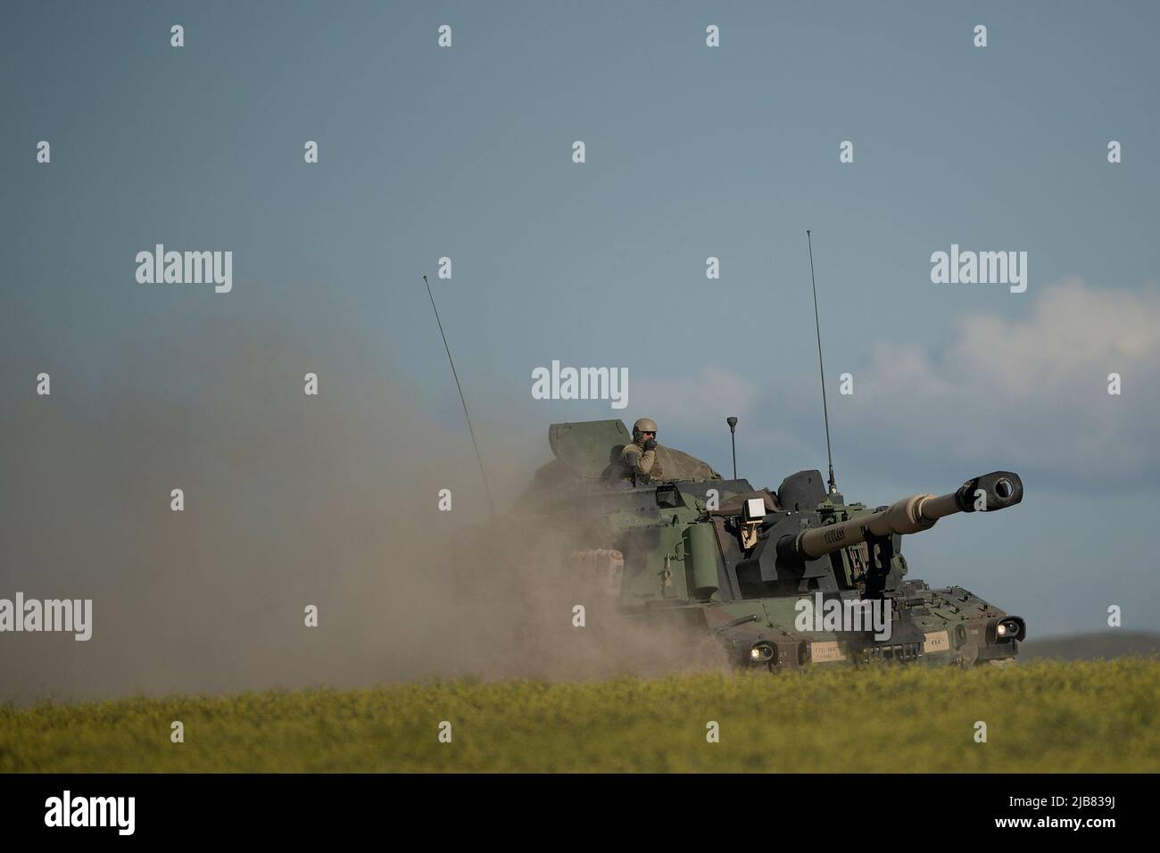 The Idaho Army National Guard’s 148th Field Artillery Regiment during ...