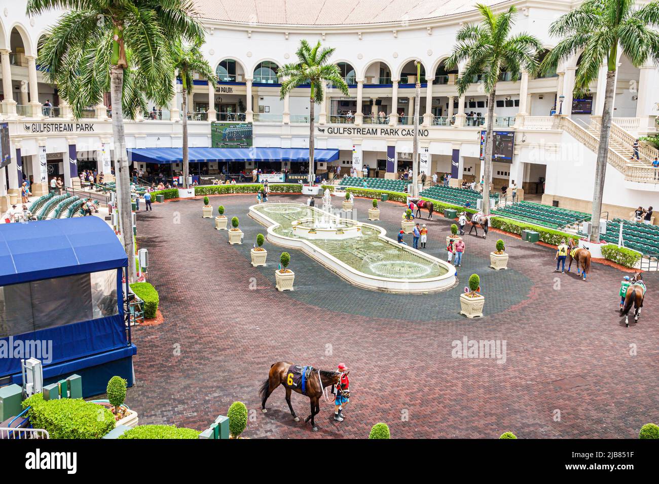 Paddock Walking Ring at Gulfstream Park