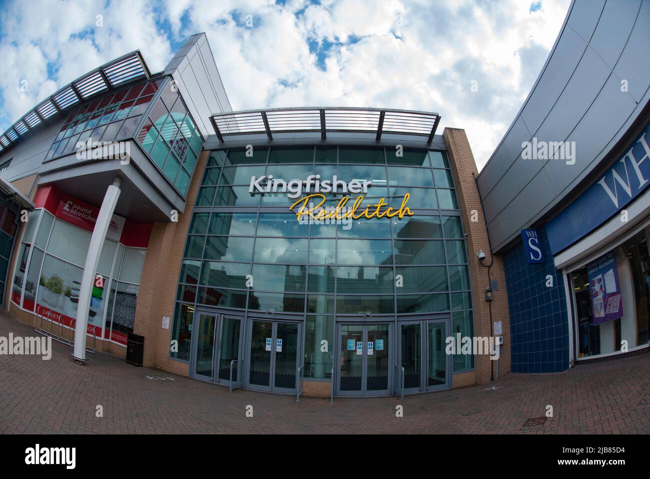 Redditch Shopping Centre Entrance Near WH Smiths, Worcestershire, UK