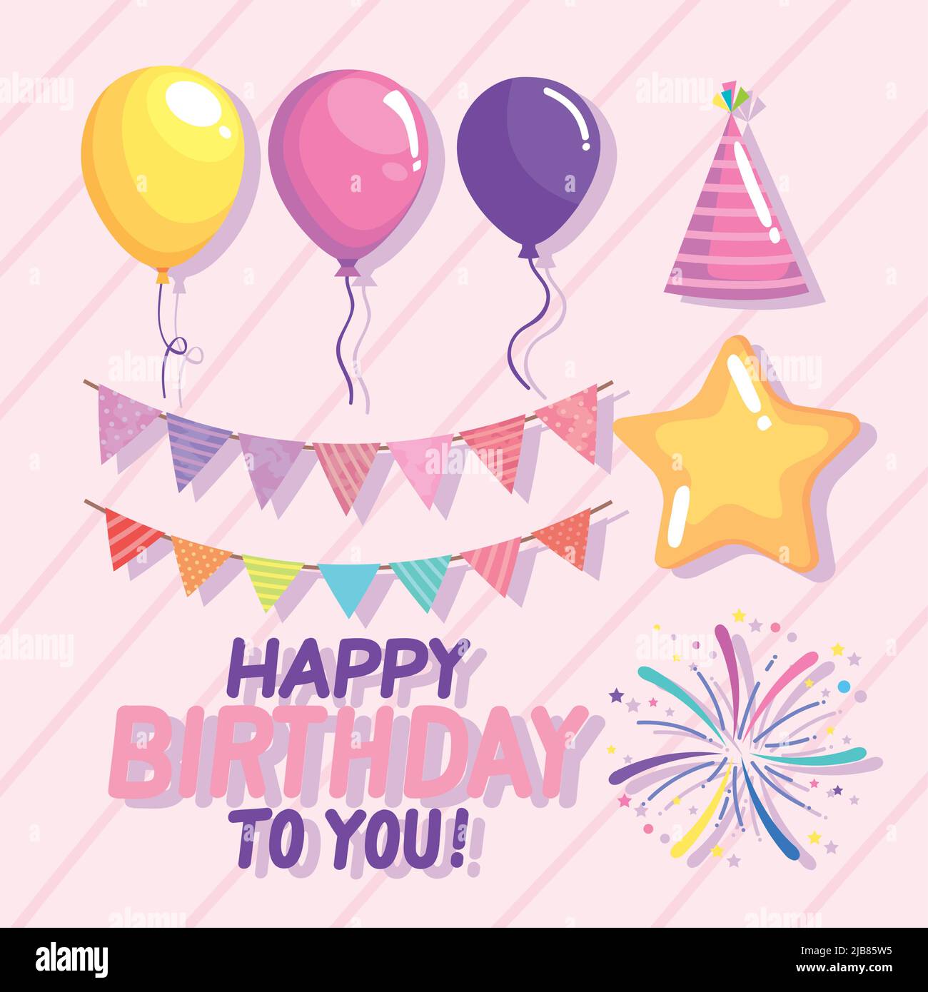 happy birthday celebration Stock Vector Image & Art - Alamy