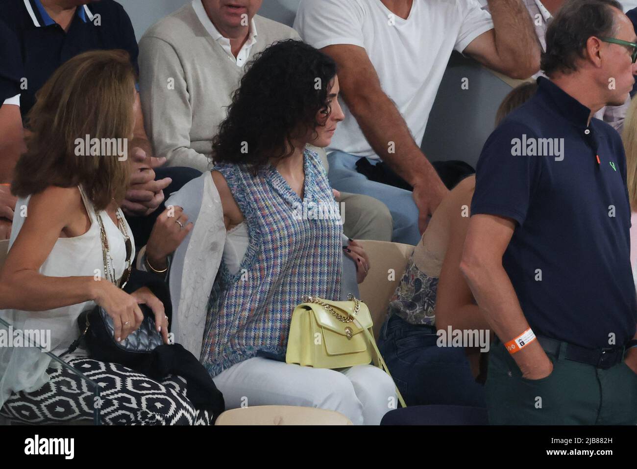 Paris France 03rd June 2022 Xisca Perello Rafael Nadal S Wife In The Stands During French Open Roland Garros 2022 On June 03 2022 In Paris France Photo By Nasser Berzane Abacapress Com Credit Abaca