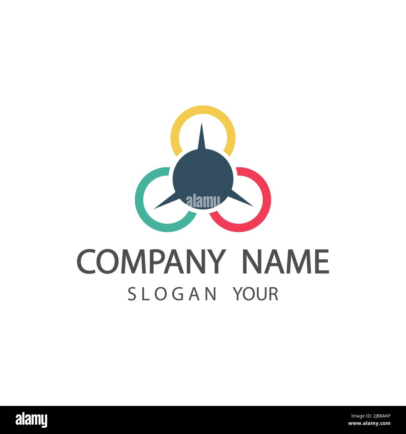 Abstract logo company.Corporate design element.vector illustrator Stock Vector