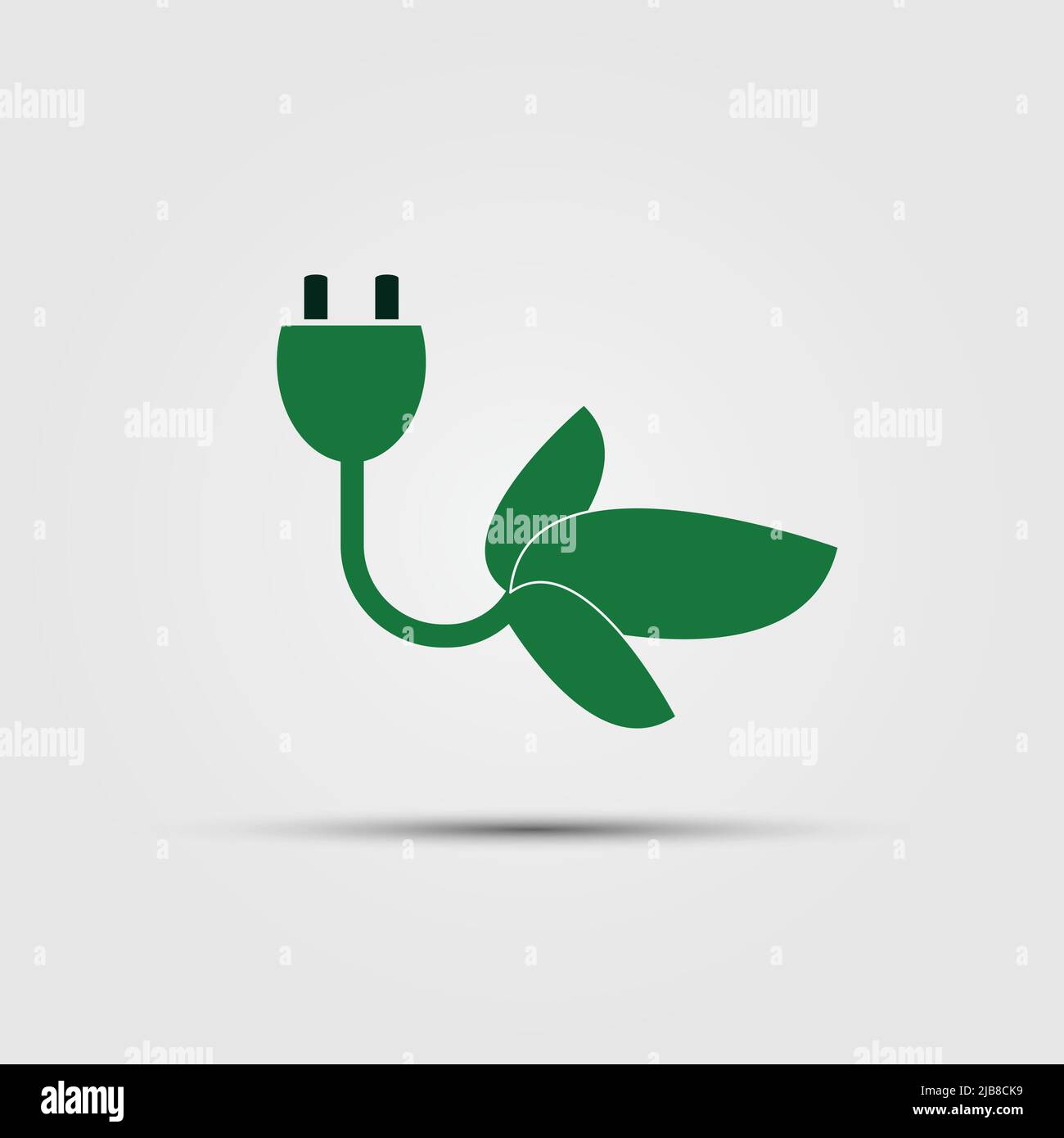 Planet earth electric cable plug Stock Vector Images - Alamy