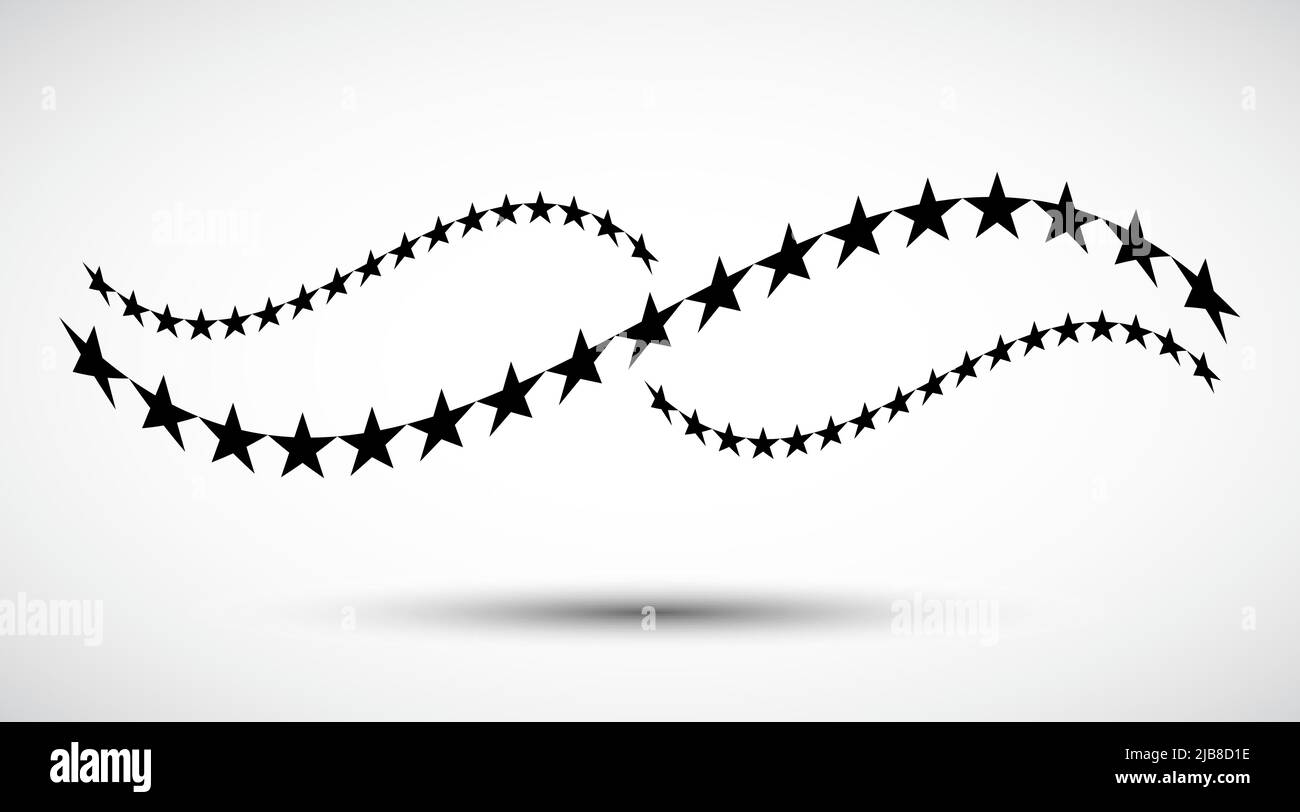 Star in circle icon Symbol on White Background Stock Vector