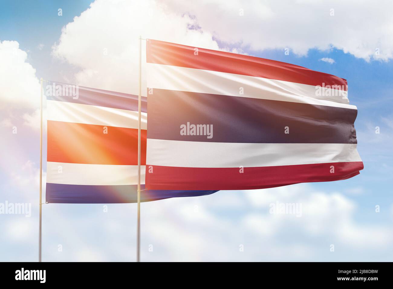 Thailand costa rica flag hires stock photography and images Alamy