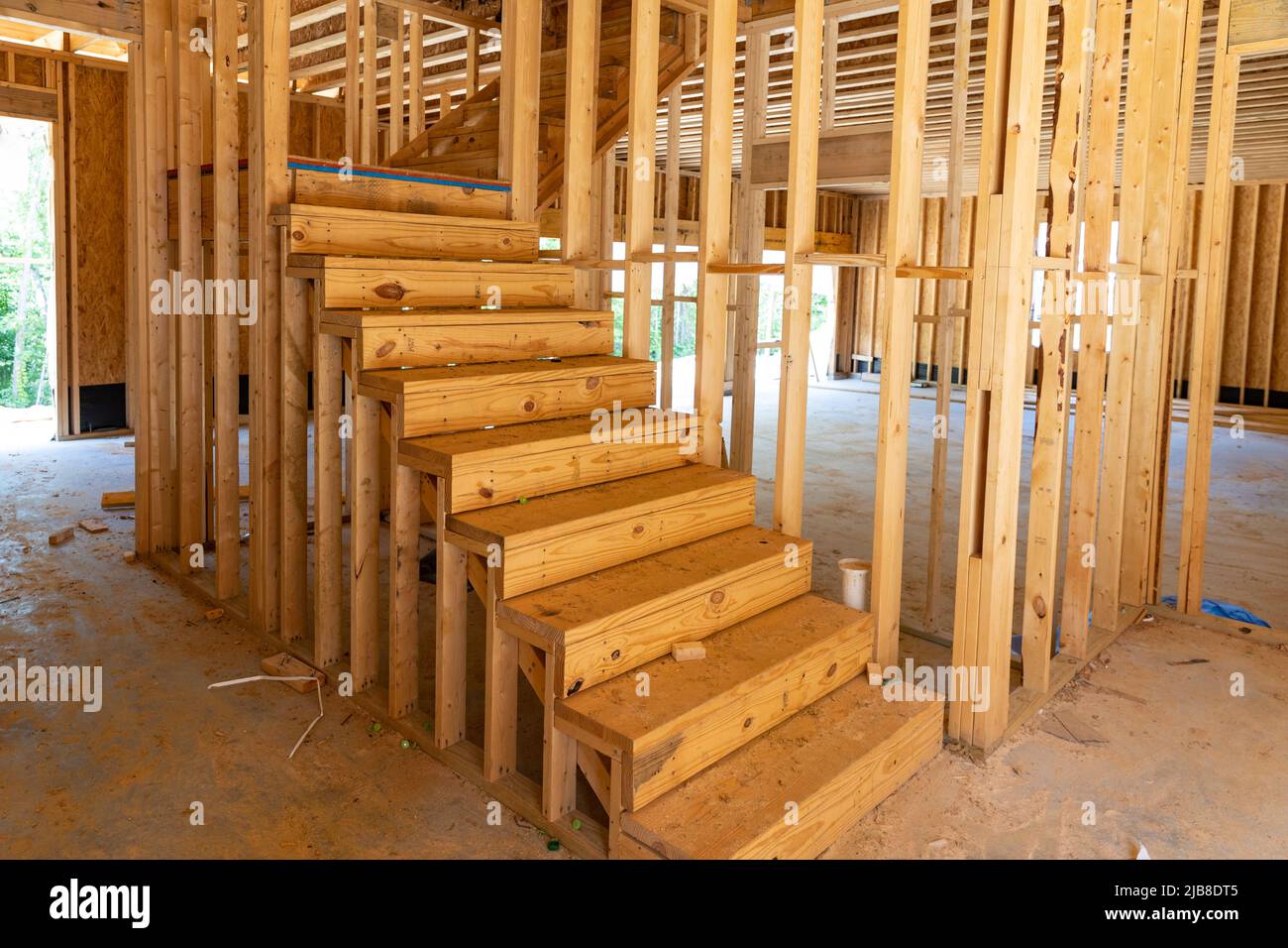 House framing stairs hires stock photography and images Alamy