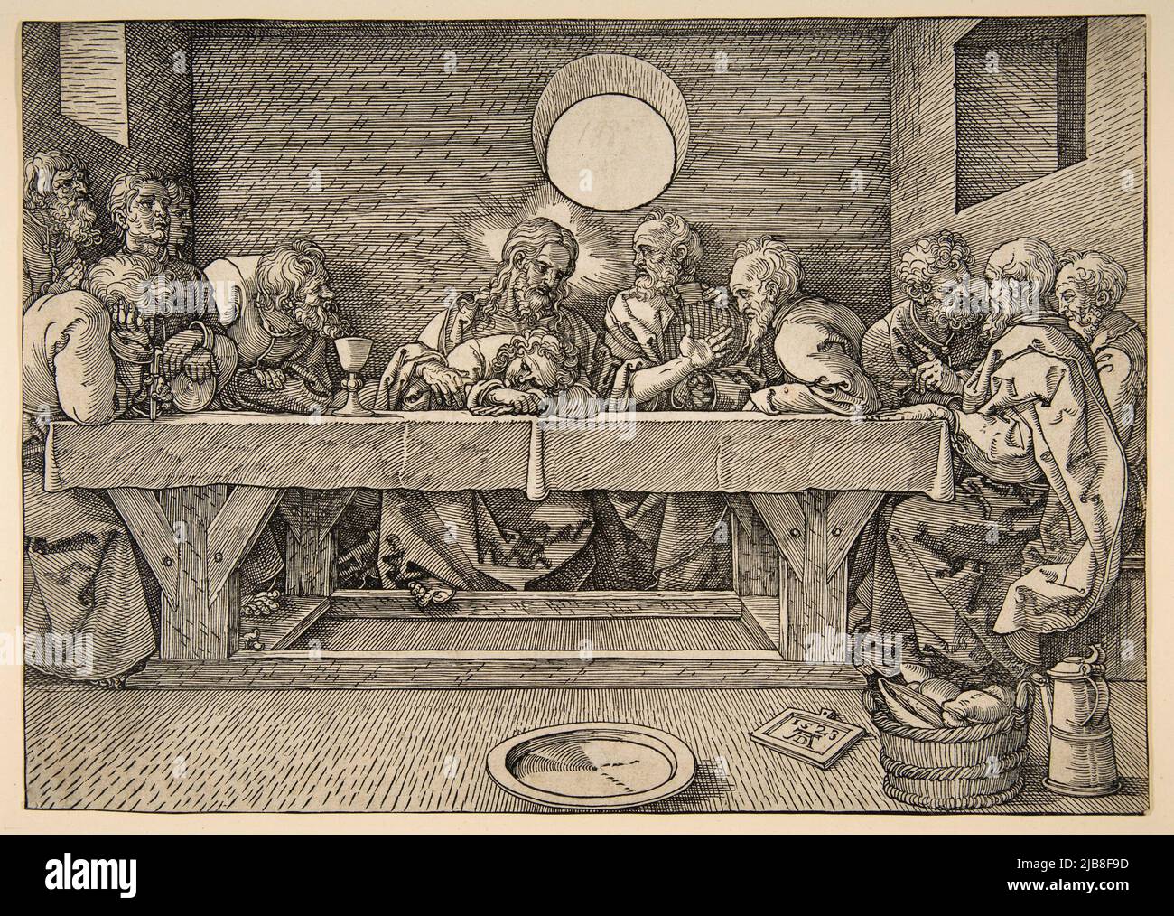 The Last Supper print by Albrecht Dürer Stock Photo