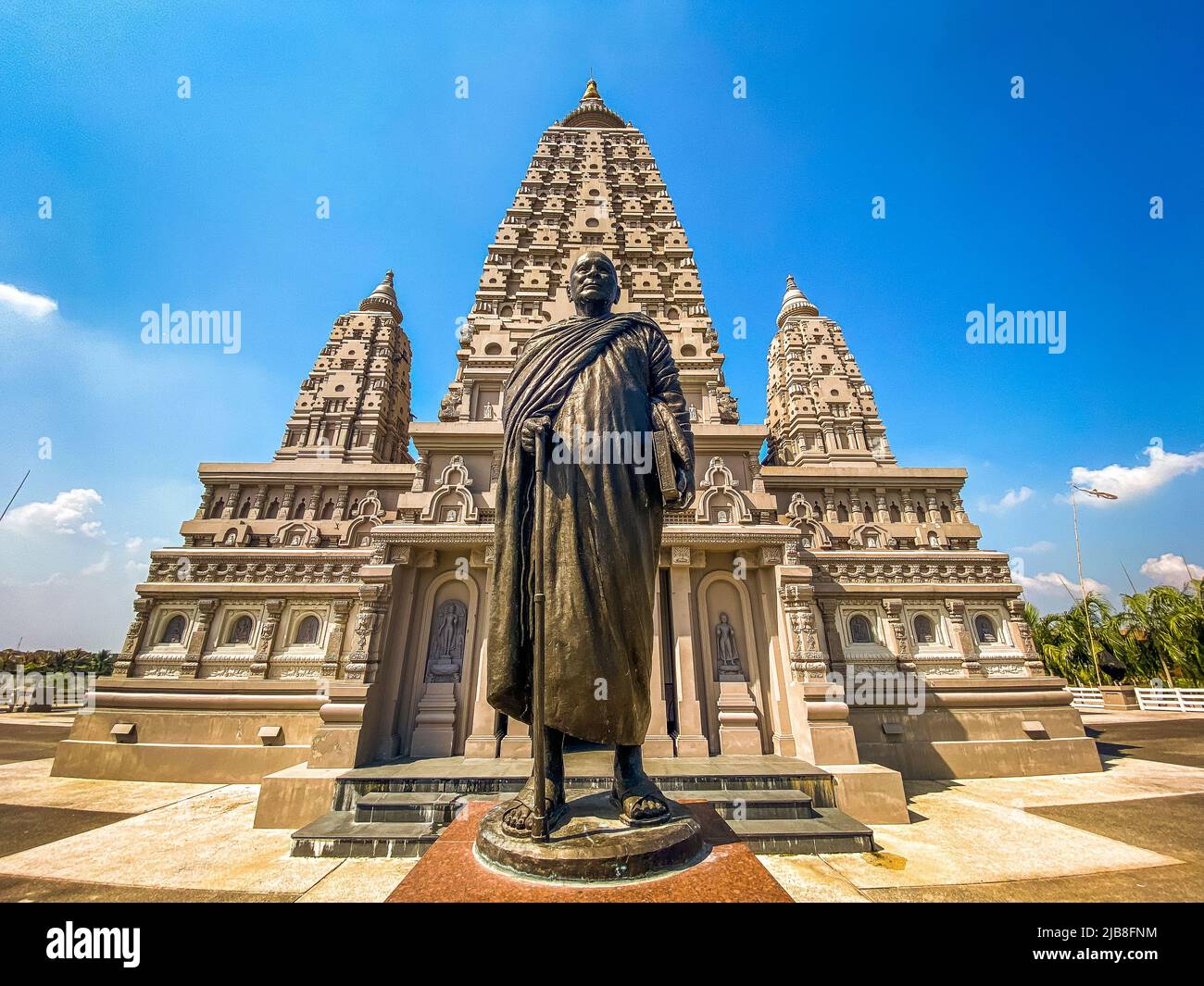 Wat Panyanantaram temple in Pathum Thani, Bangkok, Thailand Stock Photo