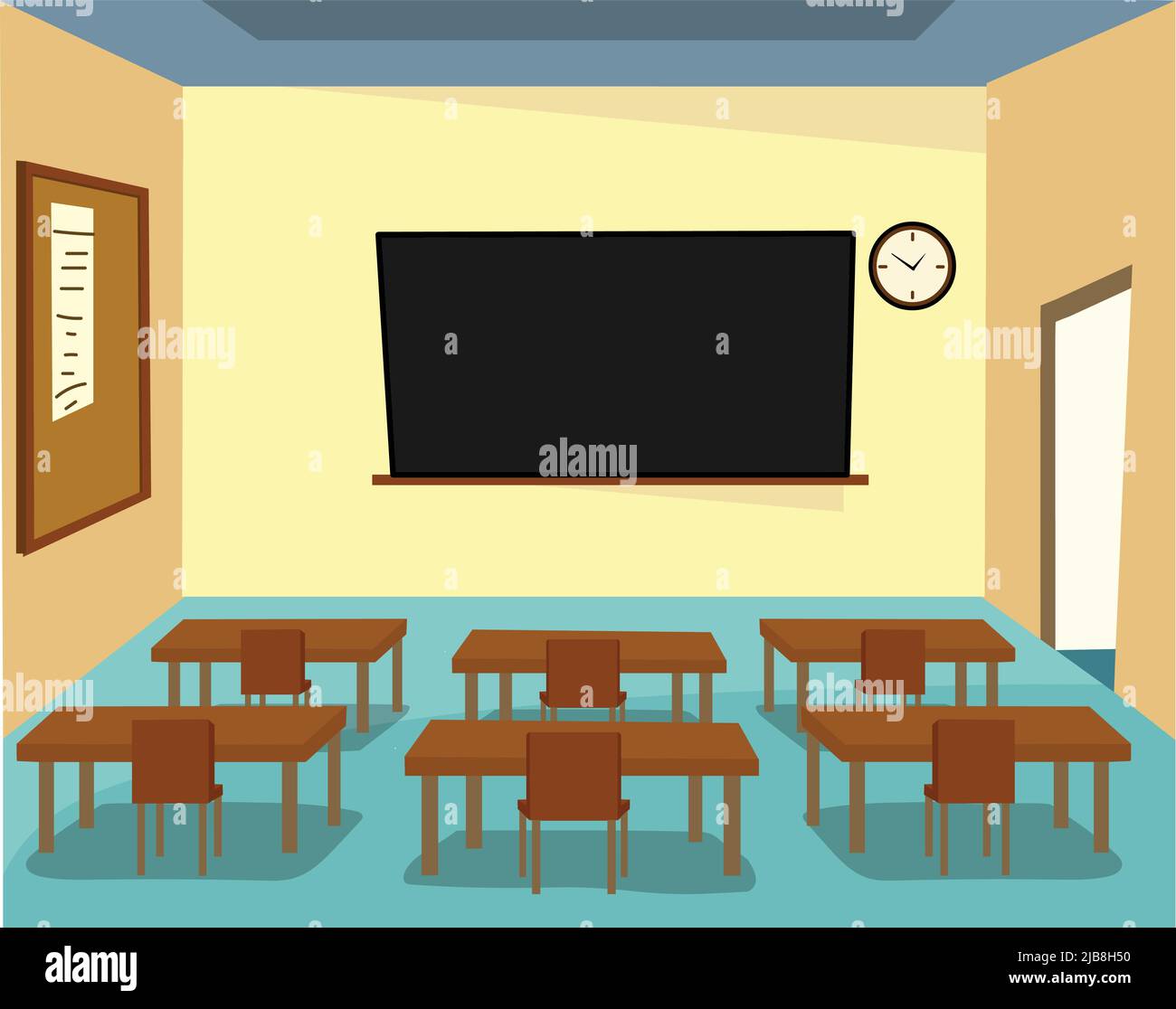 Class room clipart Stock Vector